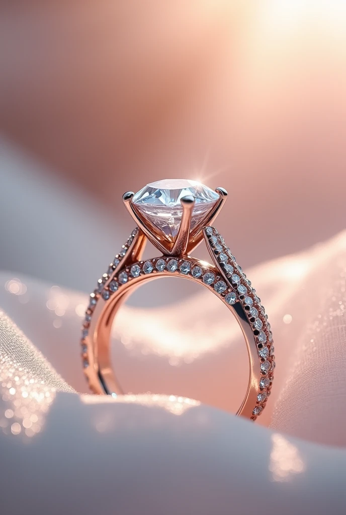  Diamond wedding ring with the engraved name of “Sky and Anahi” "