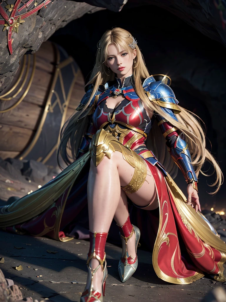 (((masterpiece, best quality))), (((high quality))), (((high resolution illustration))), (((hyper detail))),NSFW, (((Wordsworth's Sharon))),(((Very beautiful long blonde hair))), (((Very beautiful face))), ((((Detailed face)))),(((very beautiful blue eyes))),(((Realistic Skin))),(((her face is flushed))),(((slim body))),(((slim thighs))),(((small breasts))),(((very beautiful slender legs))),(((gold and blue and red and white armor with extremely detailed and intricate decoration))),(((beautiful earrings))),(((beautiful hair ornaments))),(((in the sea at the very beautiful beach))),(((wet her skin))),(((1girl))),(((1boy))),(((very angry))),(((a girl is walking with a boy ))),(((from below)))