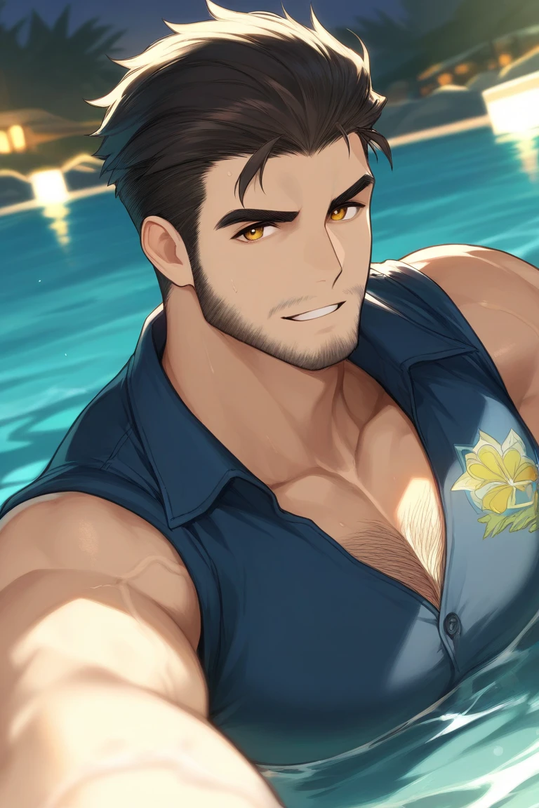 ((best quality)), ((masterpiece)), (detailed), perfect face,Male Body,Perfect Body,fortnite Game,Jelly Green Body,Sixpack,perfect Abs,Whole Body,Cartoon face,god of ocean,Whole Body,King of sea,Golden outfits,black hair,wet,shirtless,handsome,arms muscle,kraken,green eyes
