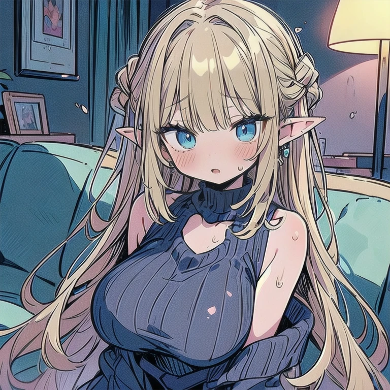 (2girls:1.2), fantasy, princess, bedroom, stone, (height_difference:1.4), (giantess:1.4), a minigirl on a table in front of the breasts of a giantess, a minigirl on a table in front of the breasts of a giantess, giantess elfgirl, big breasts, smug, blushing, looking down, upper body, cleavage, cute dress, twintails, (breasts closeup: 1.4),
a table with a (minigirl:1.5) on it, a table with a minigirl standing on it, (Masterpiece), (Best Definition Animated Illustration), (Super Definition), sexy clothing, fluffy, frills