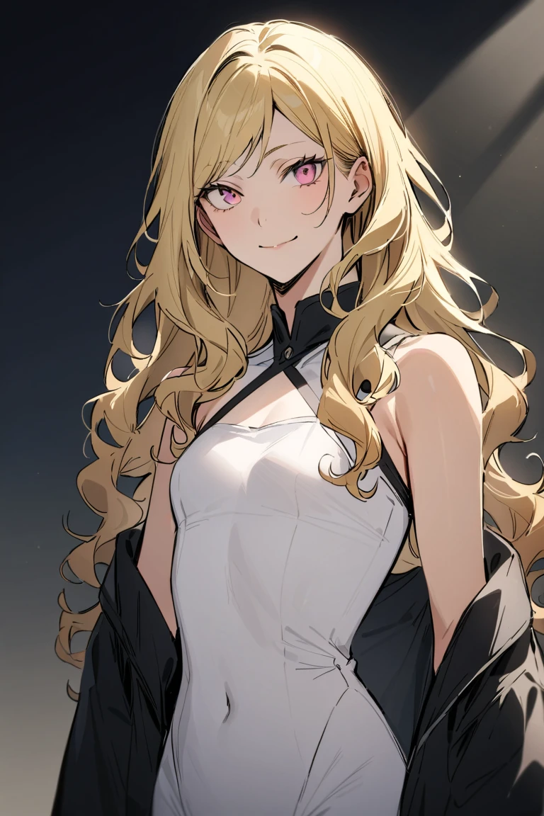 (best qualityer),1 girl in town,with a seductive look, and a carefree smile ,wearing bad girl clothes with short shorts