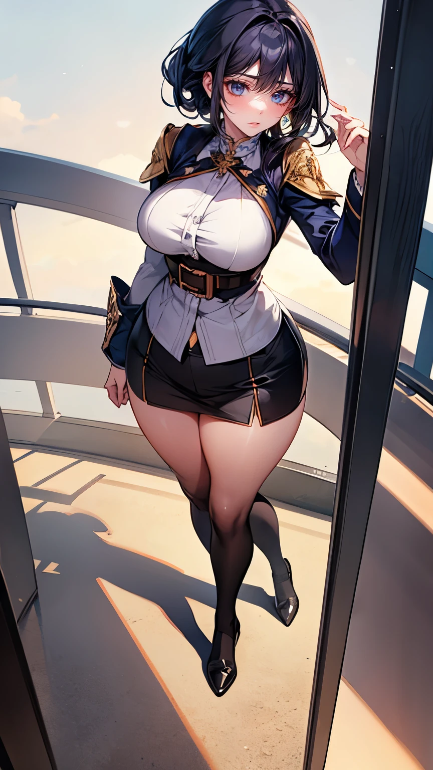 (huge, giantess size gorgeous woman:1 )walking near tiny skycrapper 8k, masterpiece, higly realistic, higly detailed, 8k