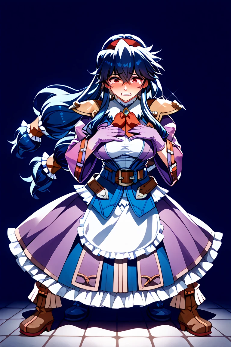 Raiden, Girl, {Evil Smile},{Evil Circle},{Darkness Realm},Evil Plan,Tentacle Monster,
