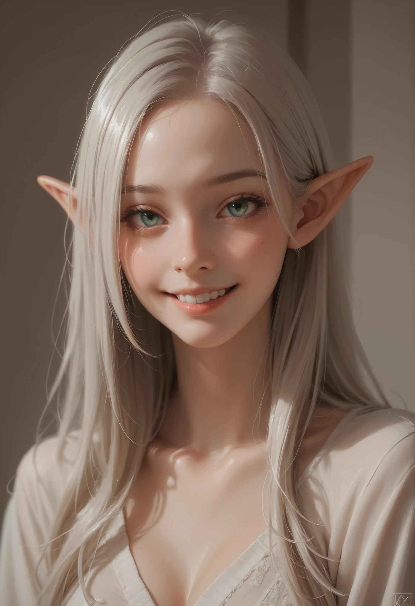 Evolution is an increase in the complexity of complex systems., Holy Sexy Dark Elf, smile
