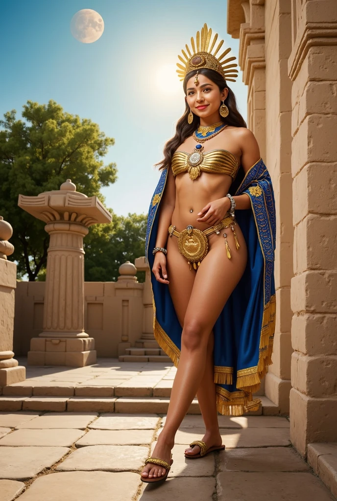 (((full body))), ((uma mulher de 28 anos em um traje nativo com penas)), rosto inspirado em nativos brasileiros, ((portrait of a 28 year old Brazilian indigenous woman Indigenous Goddess)), ((estilo maia)), ((Amazonian Indigenous Makeup)), ((Amazonian indigenous hair)), ((Amazonian mythology)), ((cocar de penas intrincado)), ((Headpiece com penas pequenas)), ((Create a Dramatic Lighting Image of a Native Brazilian Woman)), ((Warm and wise expression)), ((com dedos extremamente perfeitos)), ((Olhos extremamente perfeitos)), ((perfect hands)), ((mulher de 28 anos)), ((The Face with Indian Paint)), (((cabelo morena))), action pose