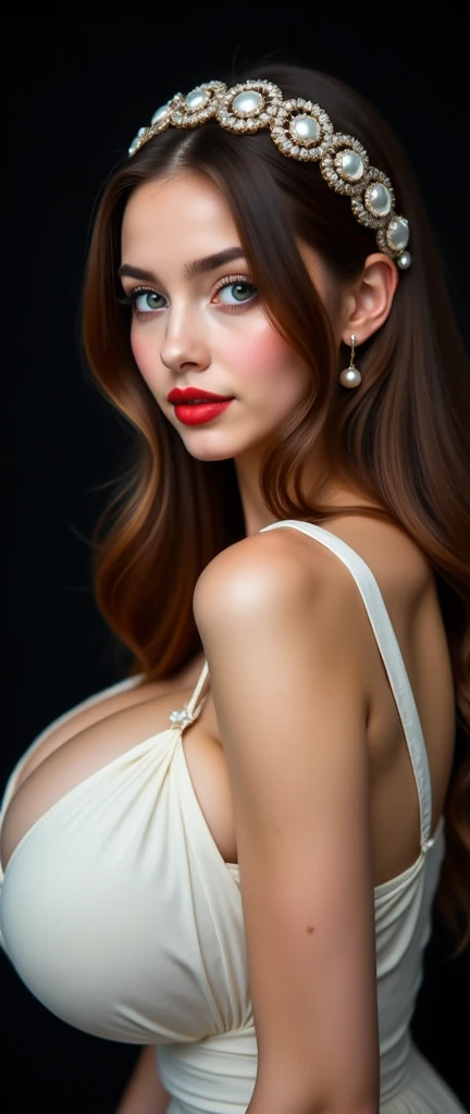 Huge breasts, Huge breasts, Huge breasts, Delicate face, The best quality, Sparkling eyes, In front of the camera