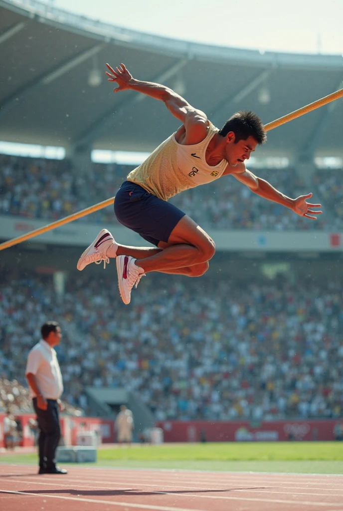 Arshad Nadeem's record-breaking throw of 92.97m, which earned him a historic Gold medal for Pakistan in the Paris Olympics.
