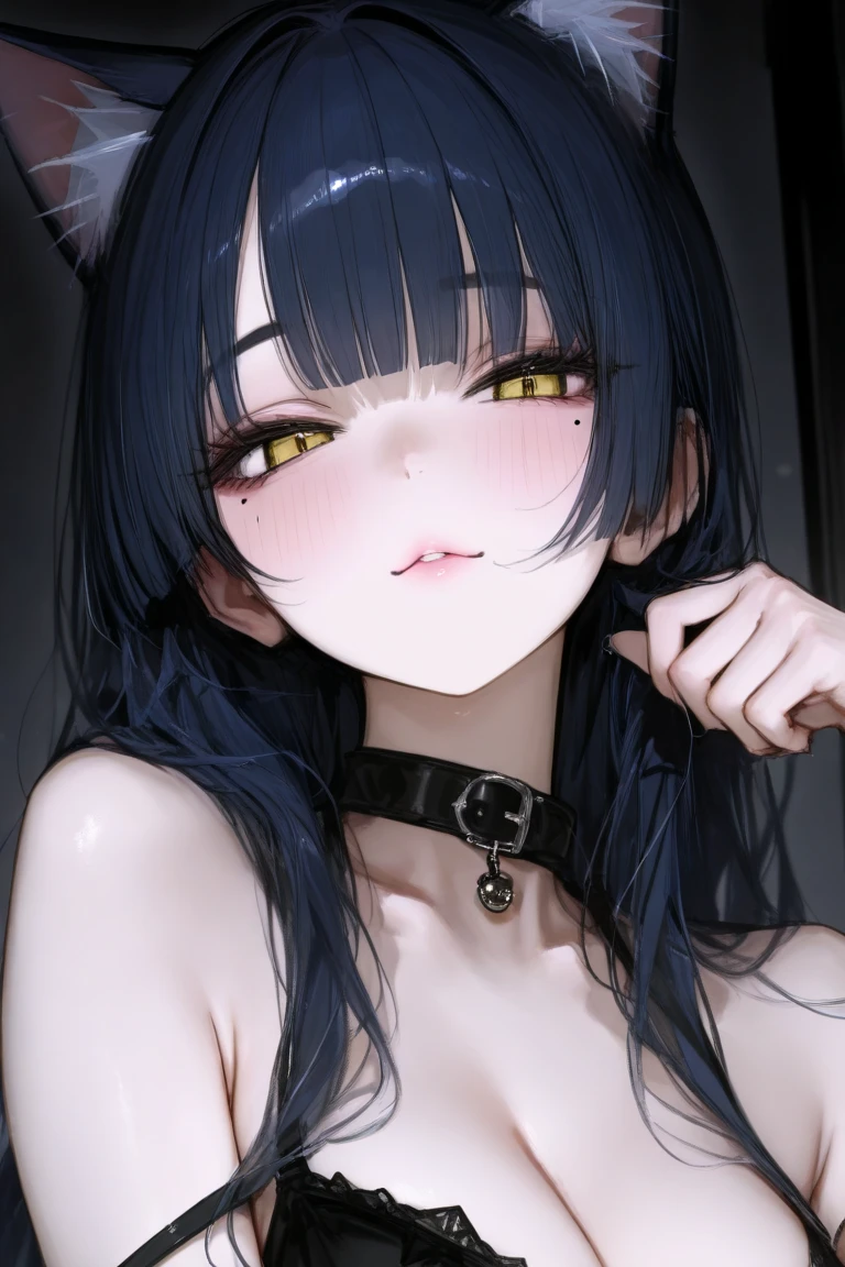 1girl, city,BREAK zozo-nosiro,oni horns,black hair,black eyes, long hair, ponytail, black bikini,black jacket, boots, bracelet,black enamel pants,pendant, BREAK smile,sitting, BREAK, (dark light:1.2),(hyper extreme detailed),(masterpeace:0.5),(hyper extreme),(photorealistic),game cg,llustration,novel illustration,beautiful lighting,light from the front,