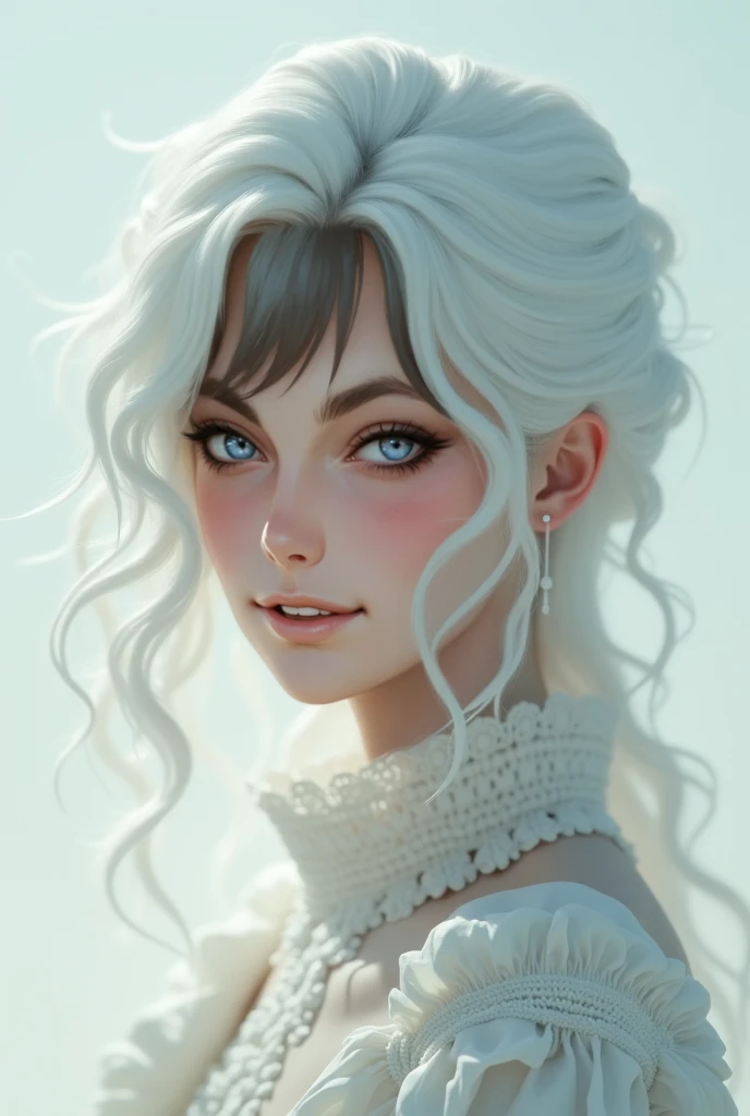 (award winning 64k concept art:1.2) of (young woman:1.2), fluffy, in fluffy coat, fluffy hat, sweet, holding her breath, front, epic, god rays, (portrait:1.2), (masterpiece:1.2), (best quality:1.3), Amazing, highly detailed, beautiful, finely detailed, warm soft color grading, (Depth of field:1.4), extremely detailed 64k, fine art, stunning, (light reflections:1), (crisp:1.6), silver short curls, winter, vibrant, sunlit, (edge detection:1.4), absurdres, impressive, 120mm, extremely clear, lens flare, motion lines