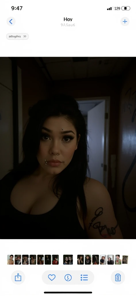 kim kardashian, by white, black latex body suit, Cara de Ahegao, concert wall in the background (masterpiece:1.2, Best Quality:1.2, beautiful, high quality, High resolution:1.1, Aesthetic), detailed, extremely detailed, Soft ambient lighting, 4k, Perfect eyes, angular face, Sharp Features, big nose, perfect lighting, 1 girl,
