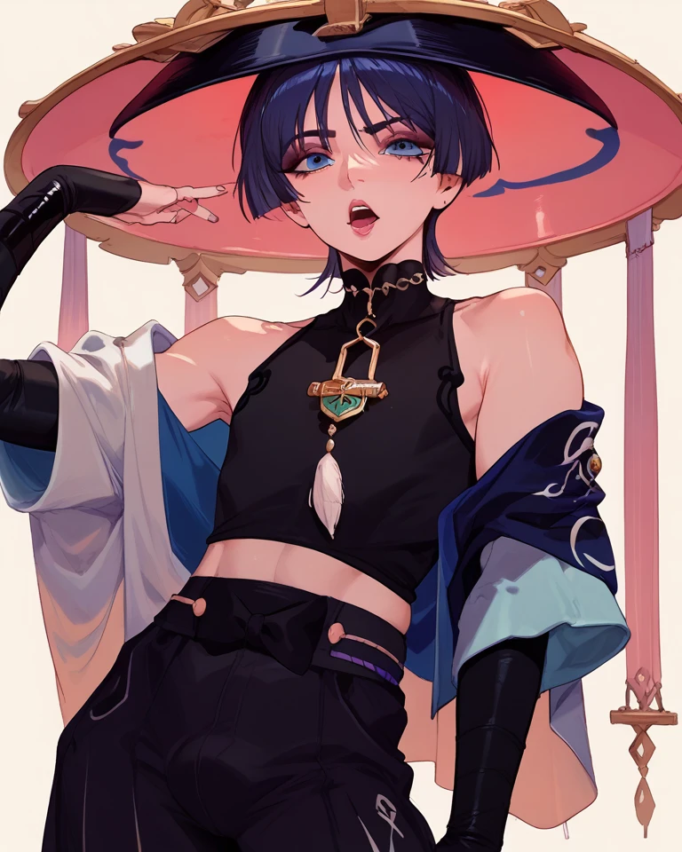 ((desert background)),original,(illustration:1.1),(best quality),(masterpiece:1.1),(extremely detailed CG unity 8k wallpaper:1.1), (colorful:0.9),(mid shot:0.95),(highly detailed beautiful face and body),(solo:1.2), (girl),(loli), (detailed beautiful eyes:1.15), (beautiful face:1.15), (glowing red eyes:1.25////),((jewel-like eyes)),(petite),(cute girl),(((black medium hair))),pink inner color,((blunt bangs,)),(+perfect hand+:1.21),(Religious),(slender),(black clothes),small breasts,miniskirt,slim body,(smile),fashion,tokyo,harajuku,(black school uniform),sand hill,desert,