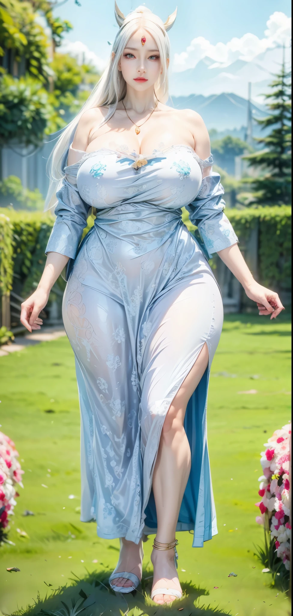 pregnant woman, plump body, very big breasts:1.5, (masterpiece:1.4), (highest quality), (get used to it), (8k), 45 year old female:1.5, (1 girl, alone, landscape), (Ocean:1.7), clara kent, superhero, body suit, platinum blonde, long hair, black cloak, blue eyes, wide hips, bending, Bright blue costume. plump body, very big breasts:1.5, pregnant woman,
