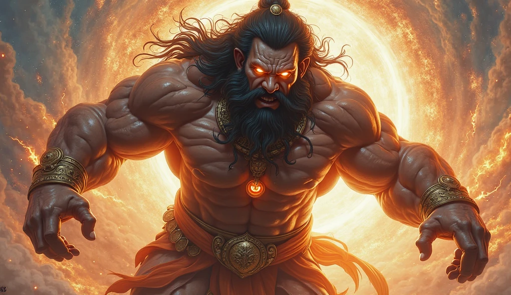 Hindu Lord sanidev who have angry face