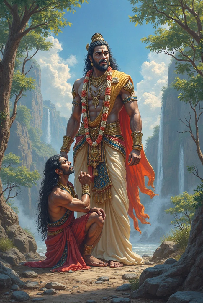 Basudev carrying little krishna in head