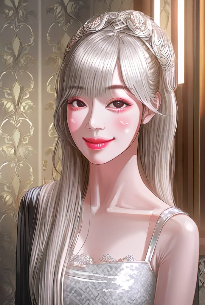 In Lin Mang's style,A woman wearing a white dress and posing for a photo,The shooting location was an organza dress,Milky white skin,Use the Canon EOS R 6/Canon 80D/Cameras such as the Canon 5D MK4,In tomorrow/Shooting is carried out in the company of cameras such as the Canon EOS 5D。