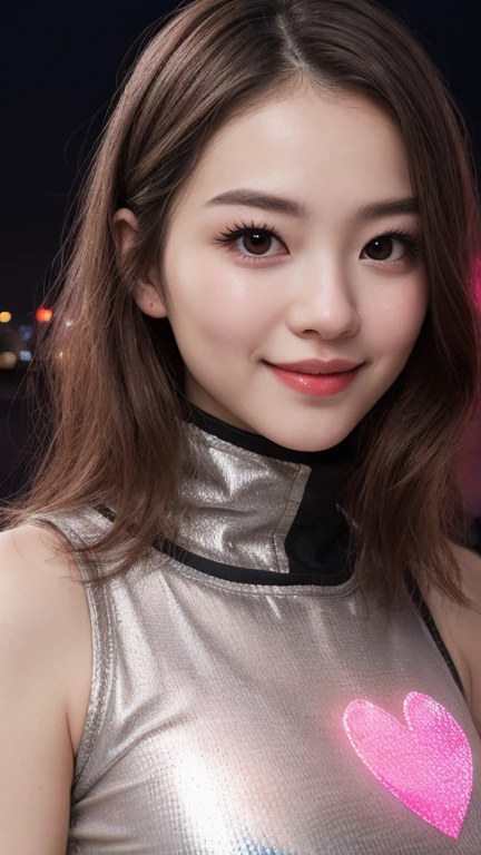 Woman posing on street corner at night in sequin tight dress, of the highest quality, High resolution, 8K, girl, 1 person, (Huge breasts), Daytime, Bright, plein air, (Street: 0.8), (People, Large crowds: 1), (Heavy, Fat body: 1.4), ( plus size model), makeup, (lip stick: 1.1), (eye line: 1.2), mascara, eyeshadows, , Thin dress: 1.5, High Neck Dresses: 1.5, ), Gorgeous, (Medium Hair), Beautiful detailed sky, Beautiful earrings, (Dynamic Pose: 0.8), (Upper body: 1.2), Soft lighting, Wind, Shiny skin, Gaze,