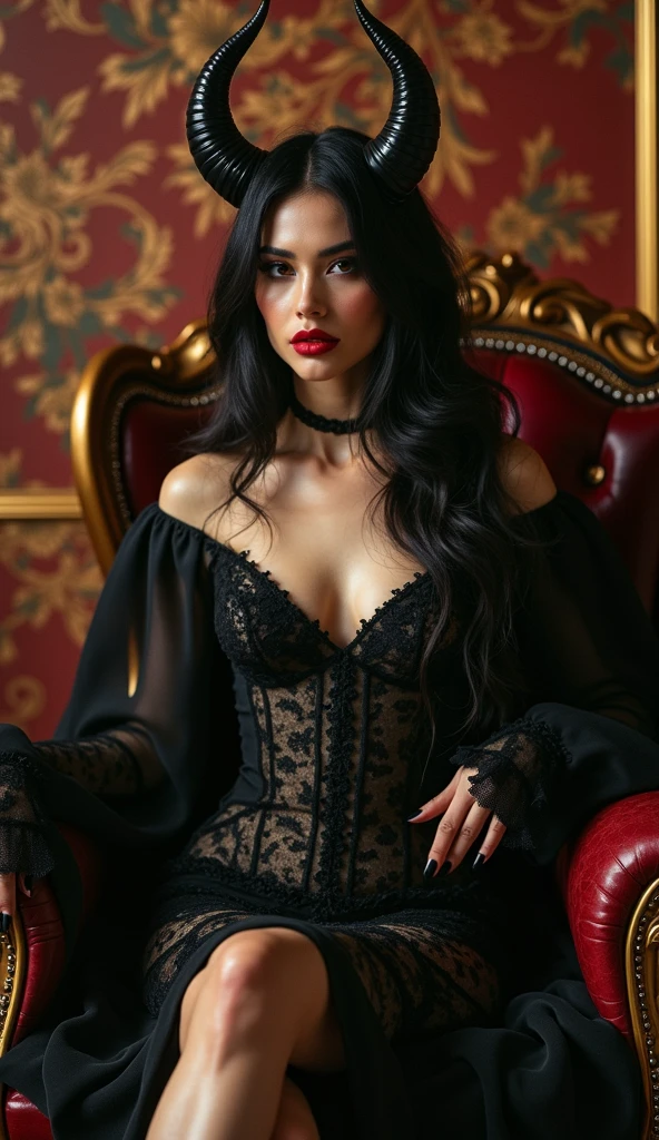 Uchia madara  black lingerie dress realistic