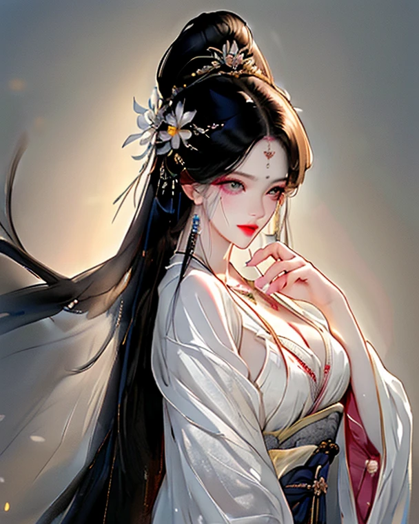 masterpiece, best quality, Soft lighting, absurd, 1 Girl, Focus only, Skin blemishes, Skin Indentation, Perfect face, Facial swelling, Pretty Face, big eyes, Puffy eyes, Perfect eyes, eyelash, Hu Tao (Genshin Impact) from Genshin Impact, outdoor, bamboo forest, 8K, Ultra HD, HDR, (masterpiece:1. 5), (best quality:1. 5)