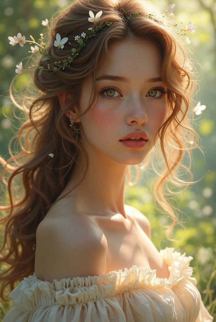 best quality, masterpiece, (photorealistic:1.4), Close up, 1 girl, upper body, Black Dress, Corset, long hair, flowers around, forest background, sweet girl, IDOL,  -- Face Details:1.7 -- <lora:Muna-01:1>