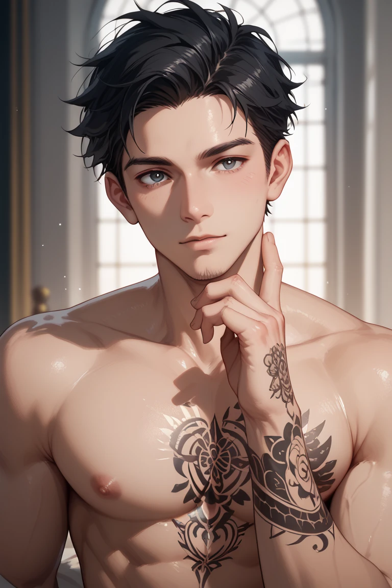 boy, short hair cut on the sides