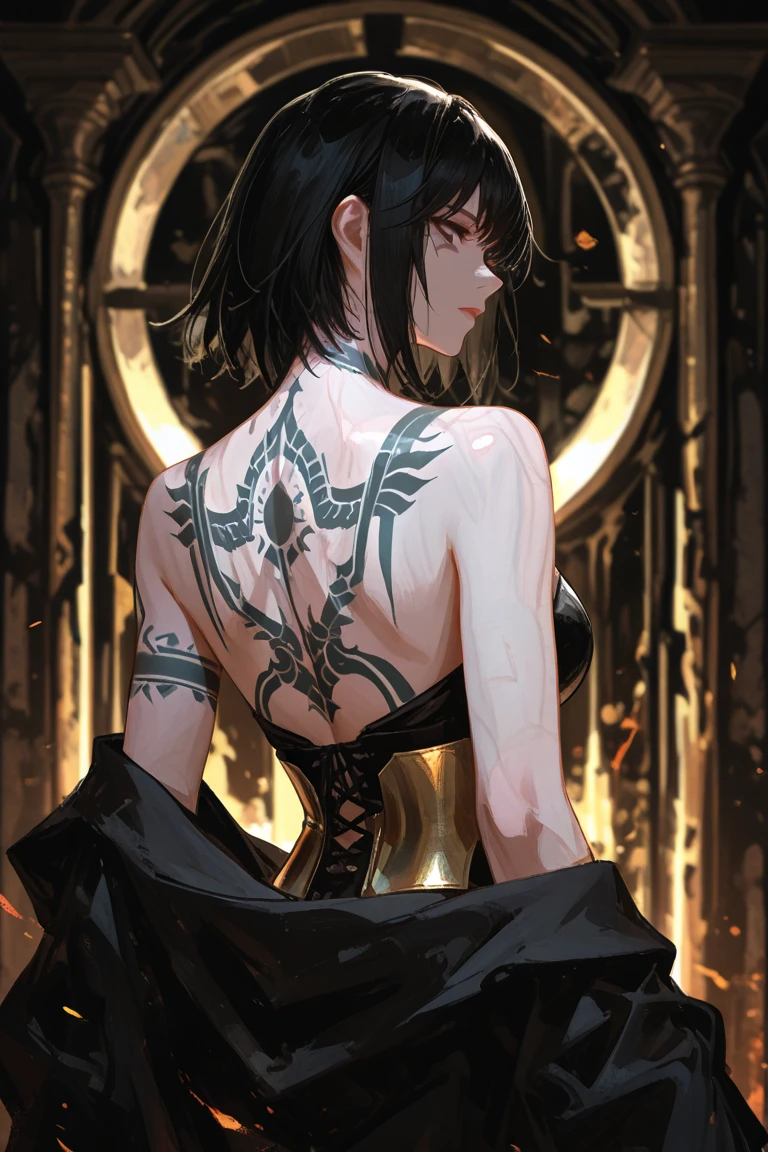 (Evangeline Lilly) is a beautiful charming woman carved out of dark smoke, dressed as a Steampunk girl in black, circular colored smoke, waves of shadows at night, abstract skull ornaments, pixie back fade haircut, soft colors, flat 4d street art in the style of adrian ghenie, esao andrews, jenny saville , edward hopper, surrealism, james jean dark, takato yamamoto, inkpunk minimalism, , detailed symmetrical brown eyes with circular iris, seamless geometric pattern harmony, luminogram, iron gall ink, art by Russ Mills, Sakimichan,, by GIlSam -paio octane rendering depicting innovation and truth, 8k, by Lee Jeffries, depth - Gs studio