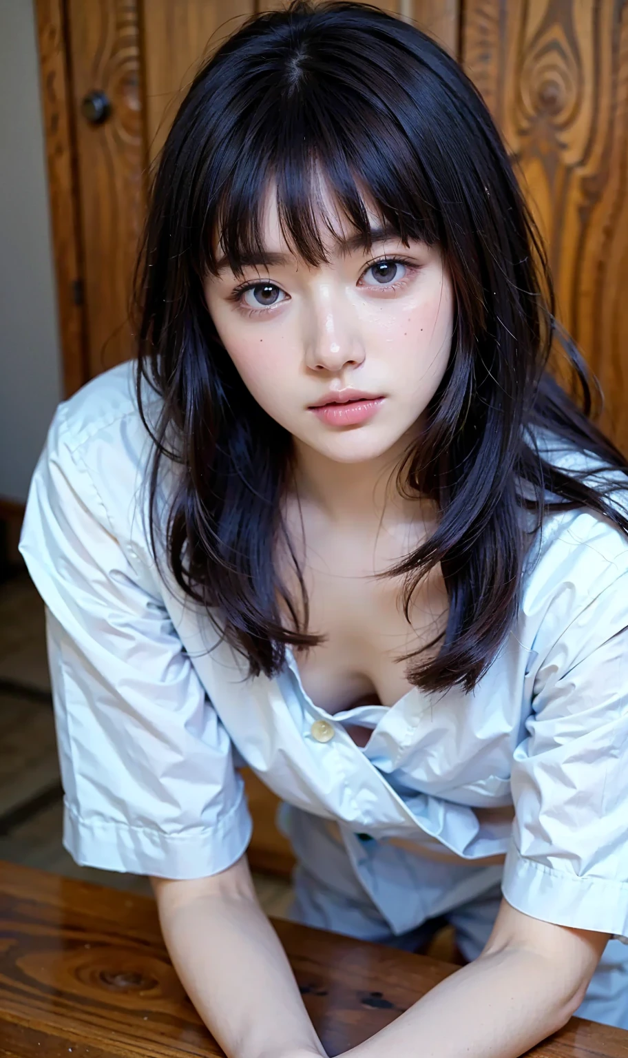 (1 nogizaka girl,RAW Photos,Photorealistic:1.5),(最high quality, high quality,High resolution, 最high quality,ultra High resolutionolution,High resolutionolution,High resolution,超High resolution,Large file size,8k,2k wallpaper,8k wallpaper,high quality texture,wonderful,Very delicate:1.4),one girl, Famous idols of Japan,Beautiful Face,Small face,Absurd,Ridiculous,incredibly Ridiculous,Portraiture,Chest close-up,The chest is visible,Blurred Background,(hoodie,No makeup:1.2),Medium skin,Beautiful Skin,Detailed skin,Small Head,Black Hair,Silky Hair,(Japan&#39;s Eyes:1.3),Fine grain,Iris,Japanese idol eyes,Japanese Nose,Five fingers,(eyebrow:-0.5),(Particles of light, Lens flare, Luminous Particles: 0.7),View your viewers,Bright lighting,Professional Lighting,girl