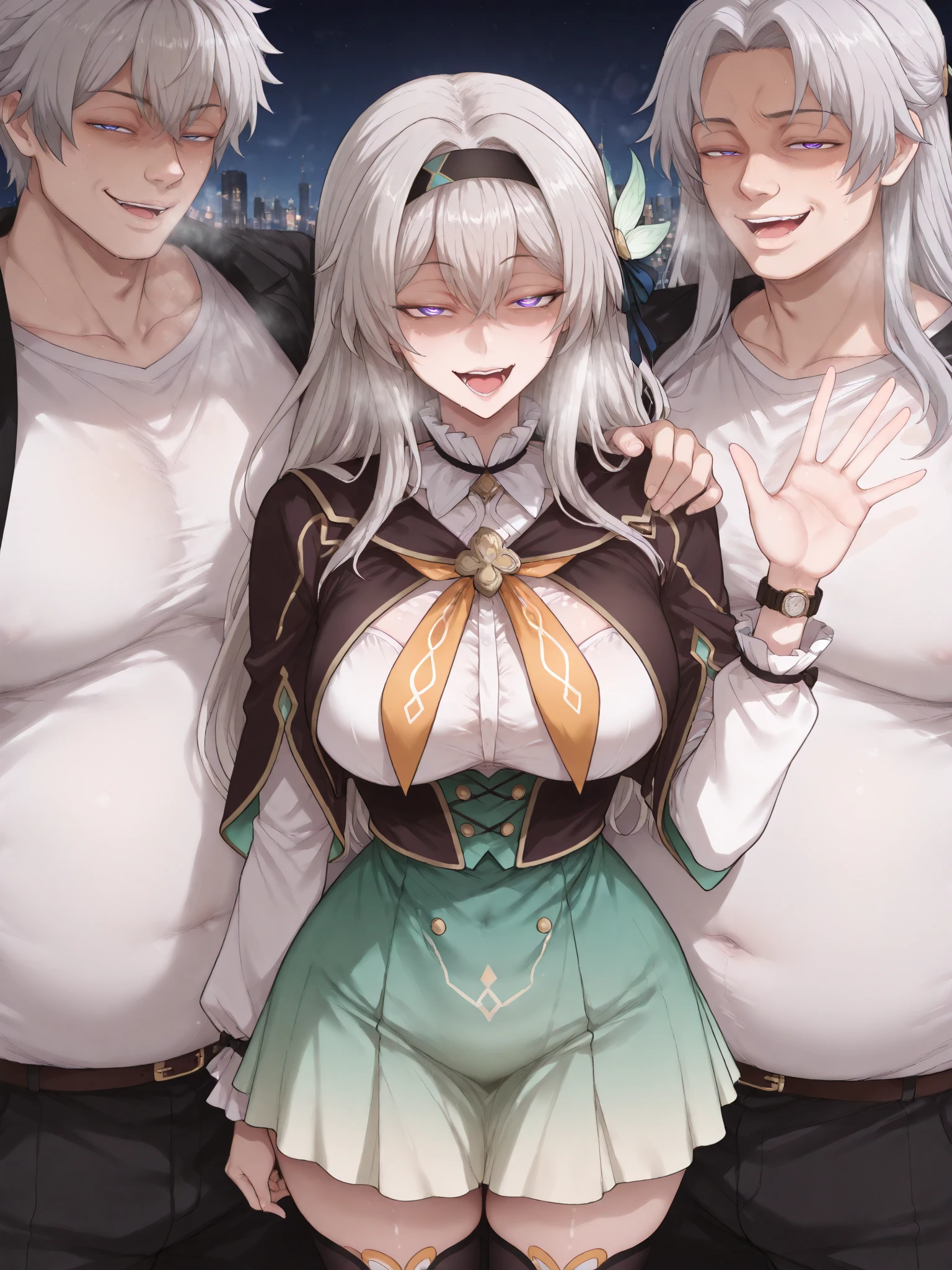 (tiny armies of people on a cliff in front of a giantess breasts: 1.2), (a tiny army on a tiny hill in front of the breasts of a giantess: 1.2), a giantess looming over a tiny army on a tiny hill, (tiny adventurers: 1.1), (crowds of tiny armies on a tiny cliff in front of a girl: 1.1), (crowds of tiny armies on a cliff: 1.1), giantess girls in the background, simple background, (dark deep dungeon cave:1.3), giantess girls in the background, multiple girls, (giantess:1.1), horns, Demon girl, (giantess:1.2), collarbone, bare shoulders, hills, cliffs, mountains, (crowds:1.4), tiny knights, wizards, fantasy, very detailed, beautiful, professionally drawn, bright sky, shiny detailed breasts, (perfect beautiful skin), slight smile, smug,