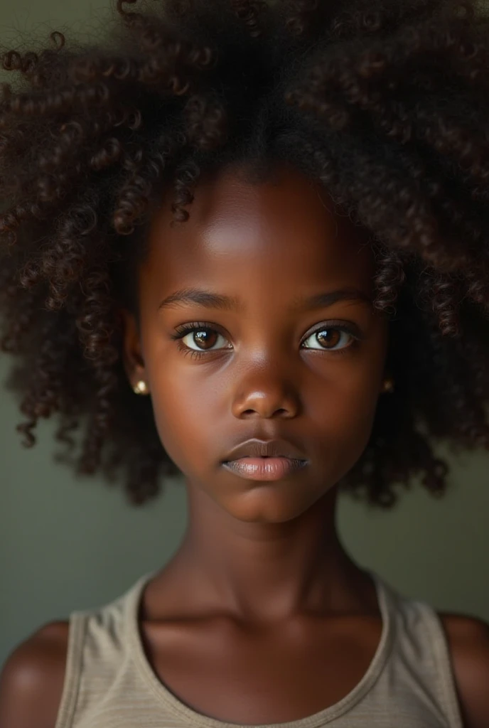 closeup of an African child with 2 years old, curly hair, winter forest, natural skin texture, 24mm, 4k textures, soft cinematic light, RAW photo, photorealism, photorealistic, intricate, elegant, highly detailed, sharp focus, ((((((cinematic look)))), soft tones, insane details, intricate details, hyperdetailed, low contrast, soft cinematic light, dark colors, exposure mix,  hdr, faded