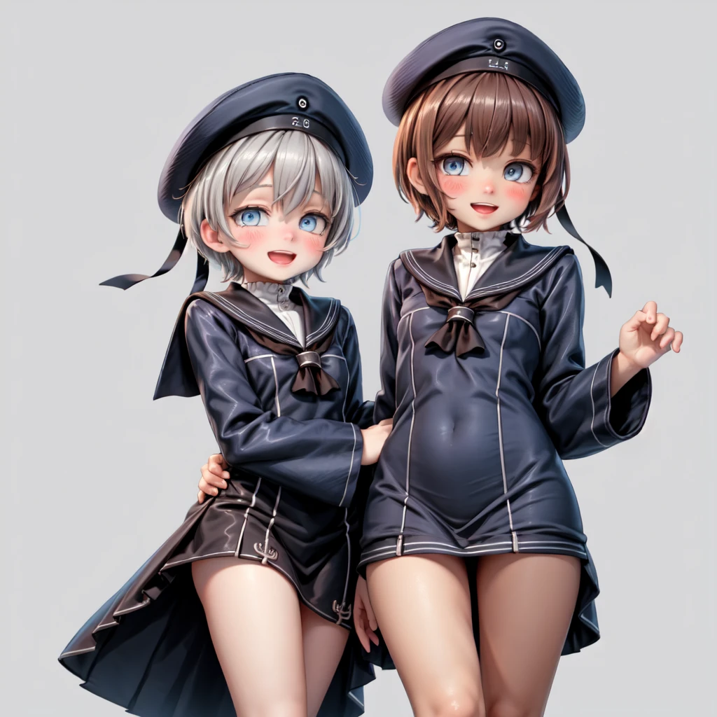 Beautiful women mikasa and 2B best effects best shadows best lighting 8k quality