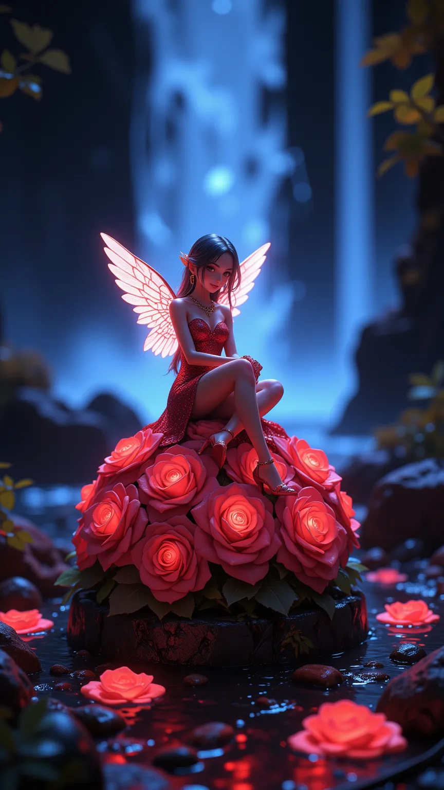 (0404) Angel in Roses