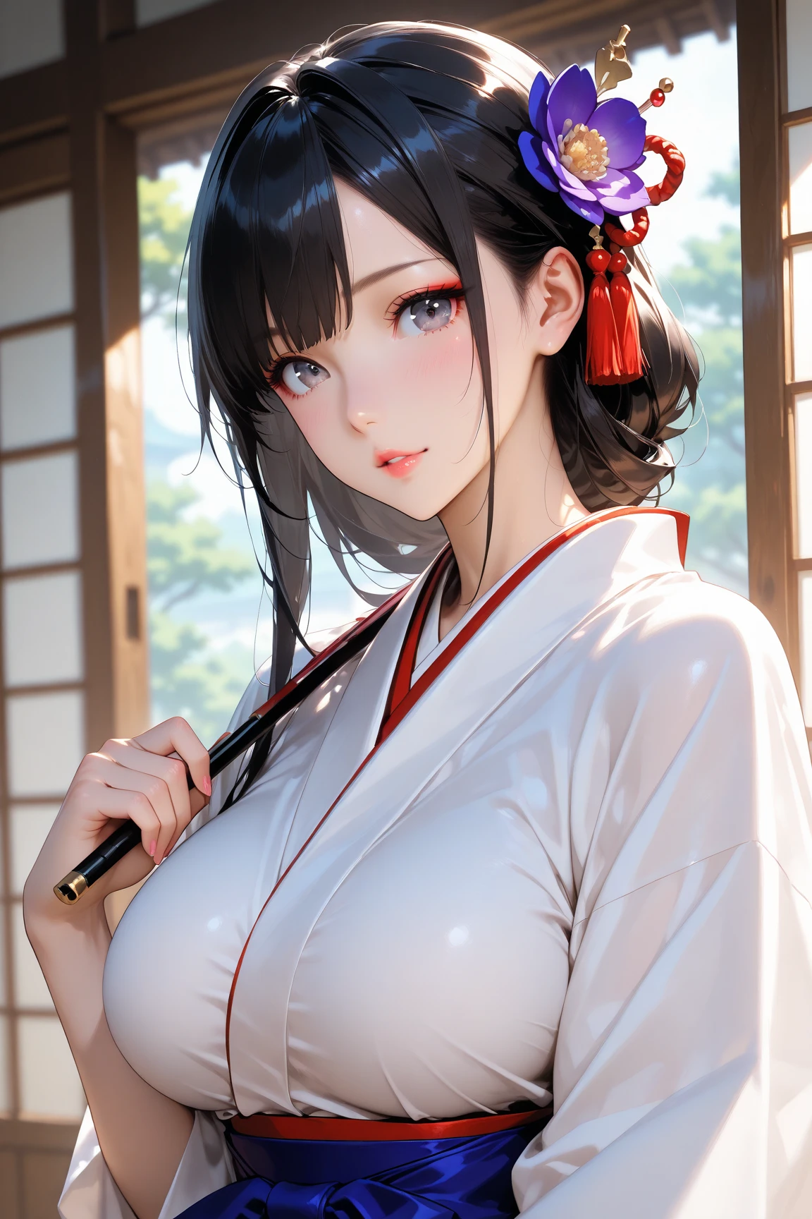 (((Sex in the missionary position:1.5))),((Japan Woman)) ,(((Insert into :1.5))),Solo,Wet body,Fluid leakage from the crotch,Open her mouth wide and stick out your tongue,(Nipple ,Breast exposure,toppless :1.2),Erotic,Black hair, longeyelashes, blush,Obscene,obscenity,fascinated expression,closed her eyes,yawns,drool from the mouth,Super Detail, Best Quality, Colossal tits,(Worn kimono:1.2) Small moles under the eyes, Big breasts,
