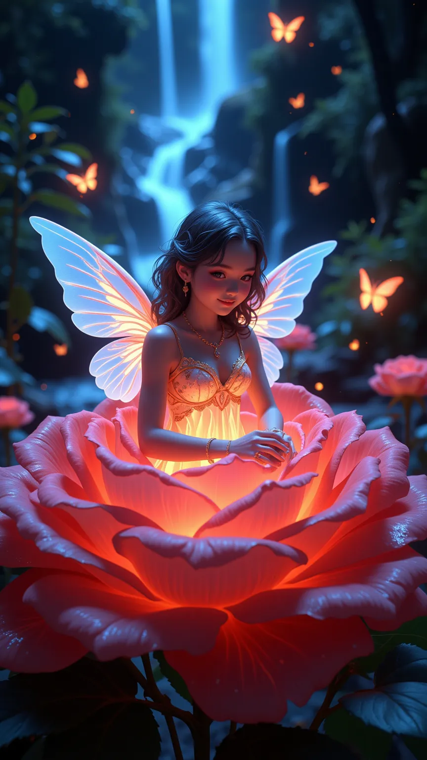 (0404) Angel in Roses