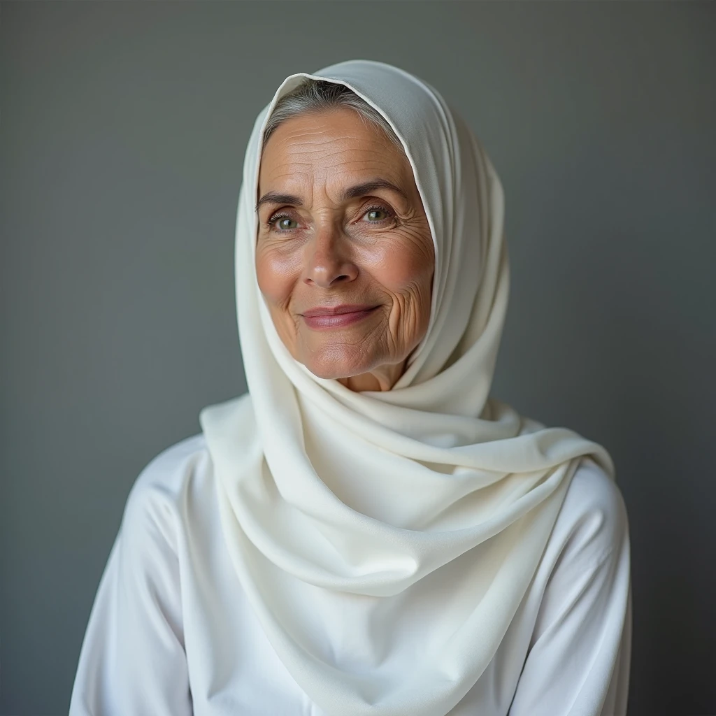 Grandmother Muslim from indonesian