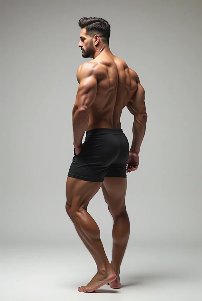 Man showing his ass now only in his underwear