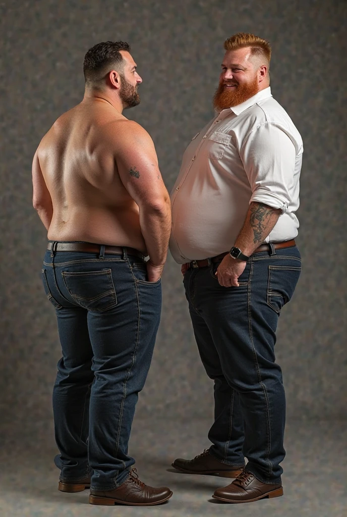 Two man with huge ass
