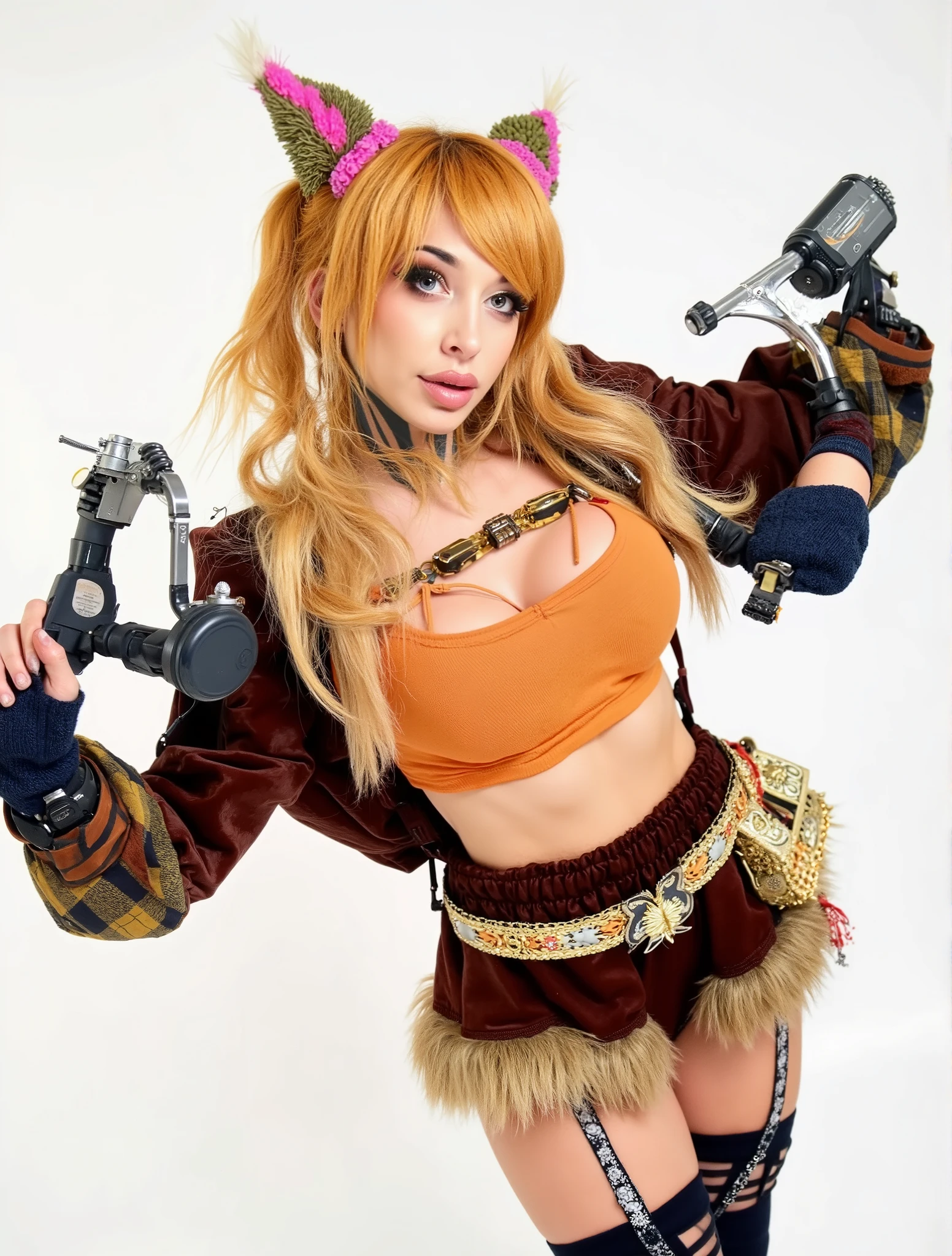 Realistic photo of beautiful 1girl solo katopunk, award winning, masterpiece