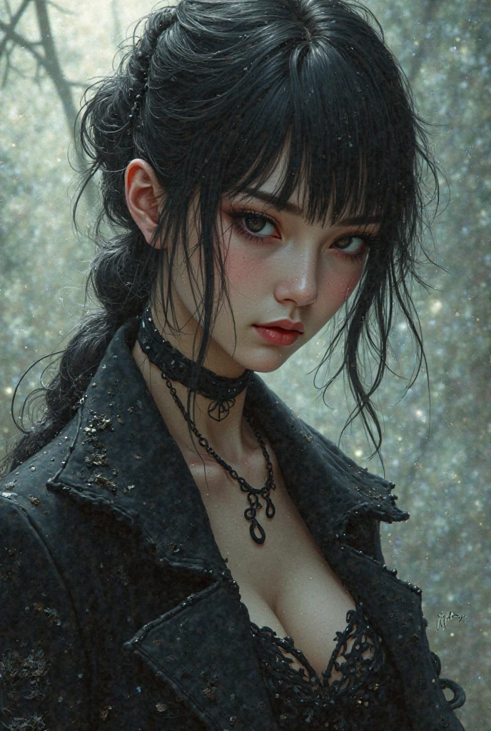 white and black, Black、Drawing、Jesus、the golden ratio、Black and gray tattoo、Girl 1,