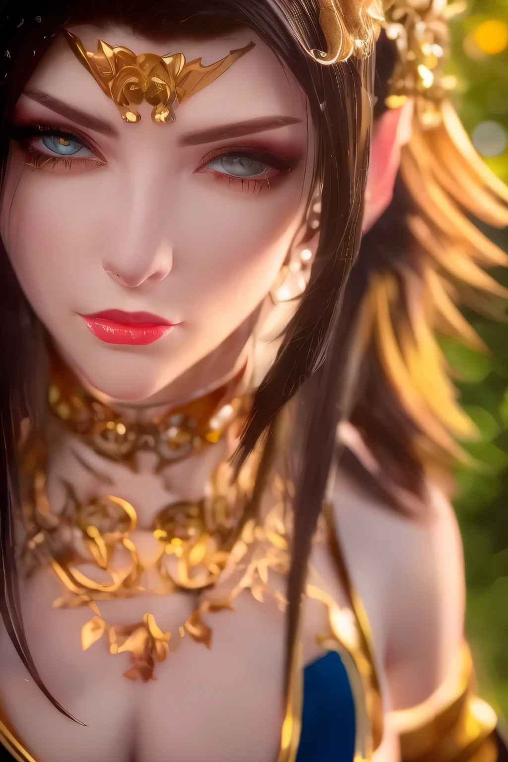 1 girl, ((8k, RAW photo, best quality, masterpiece:1.2)) Big: 1.3, pretty face, looking at viewer, thick thight, red lips, Ultra realistic, extreamly detailed, Very detailed body, Huge Breast, huge , detailed face, Hyper realistic, Beautiful Face, Beautiful Detail Eyes, Beautiful Skin, Attractive, Ultra High Resolution, High Definition, Detailed Face, best quality, extremely detailed, pink areola, necklace, earing, solo, dynamic lighting, cowboy shot, naughty face, Super fine face and eyes，long hair， big boob，Expose cleavage, Expose Boobs, lightning, hyper-realistic graphics, most realistic graphics, 1 girl, alone, solo, Extremely sharp, surreal image, sharp eye makeup, meticulous makeup eyelashes, pretty red lips, pursed lips, full body shot, inside the room, naked, undressed, NSFW.
