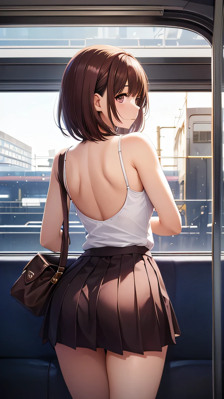 By Makoto Shinkai, (A girl who has traveled through time), are present, Otherworldly, mysterious, Surreal, suspenseful, unnerving, The is very detailed, High contrast