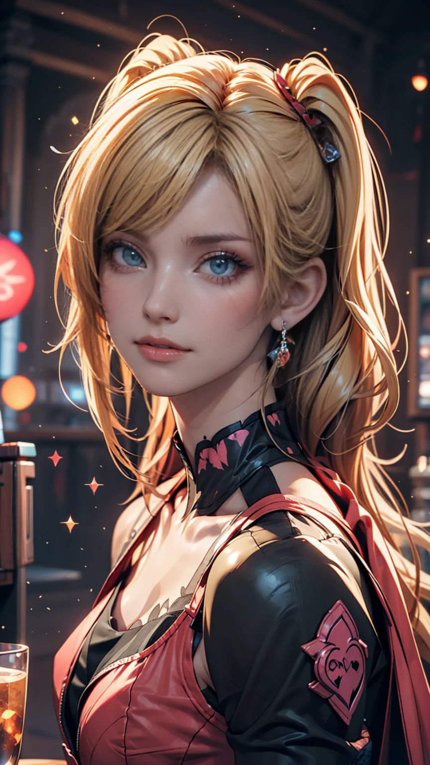 8k, RAW photo, Top quality, Masterpiece:boxing gloves（down view），dynamic angle，ultra - detailed，illustratio，closeup cleavage，Looking directly at，1girl，（（souryuu asuka langley，Interface headset，red leotard：1.4，The blonde）），Her eyes shone like dreamy stars，（Glowing eyes：1.233），（beautiful and detailed eye：1.1），（expressiveless，Keep your mouth shut），（standing on your feet），（Mechanical room with tools and spaceship windows in a white spaceship），（the night：1.2），dream-like，[[Delicate fingers and hands：0.55]：：0.85]，（detail finger），