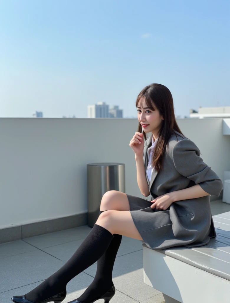 Sitting lonely on a park bench。