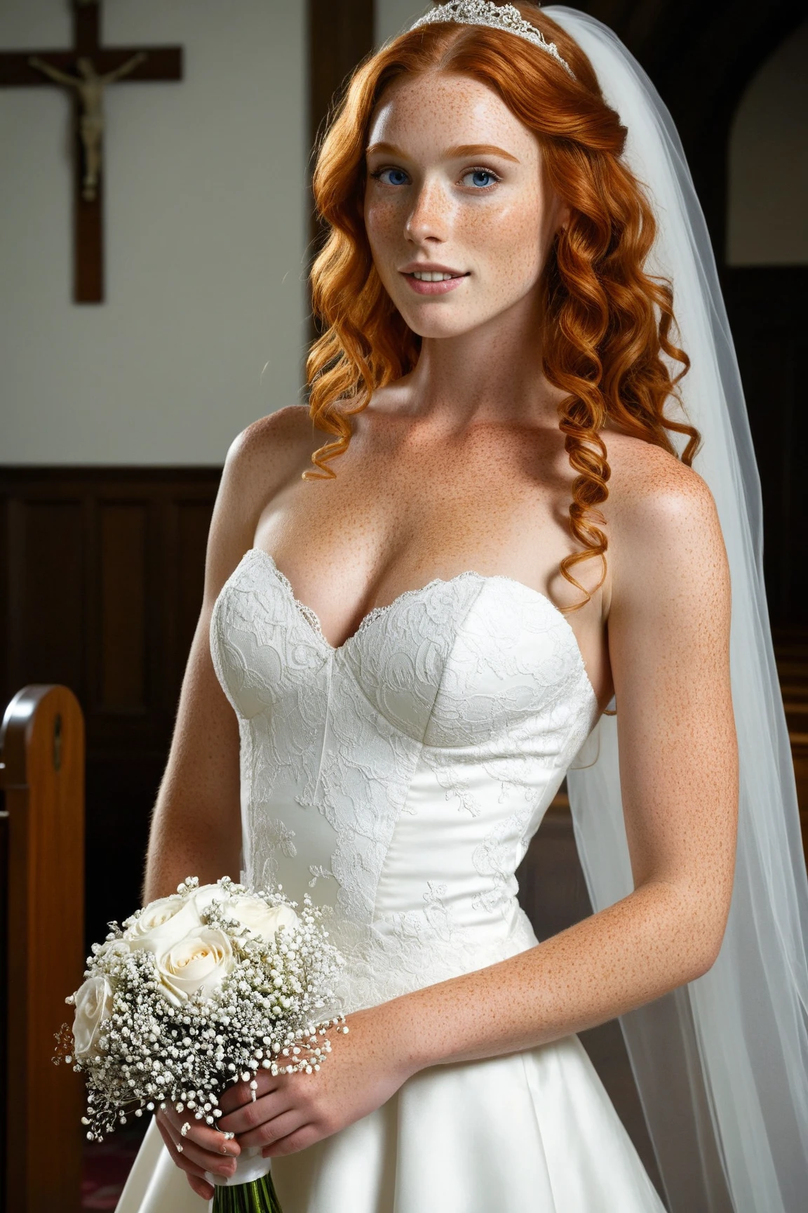 <lora:laurenphillips:1>,laurenphillips,wedding dress,full body,, Fujifilm X-T3,1/1250sec at f/2.8,ISO 160,84mm,RAW photo,Uplight,wide shot,ideal face template,film grain,distance from camera,RAW Photo, DSLR,, <lora:add_detail:1>,detailed face,realistic skin texture,, photorealistic photo,highly detailed 8k photo,hyperrealism,