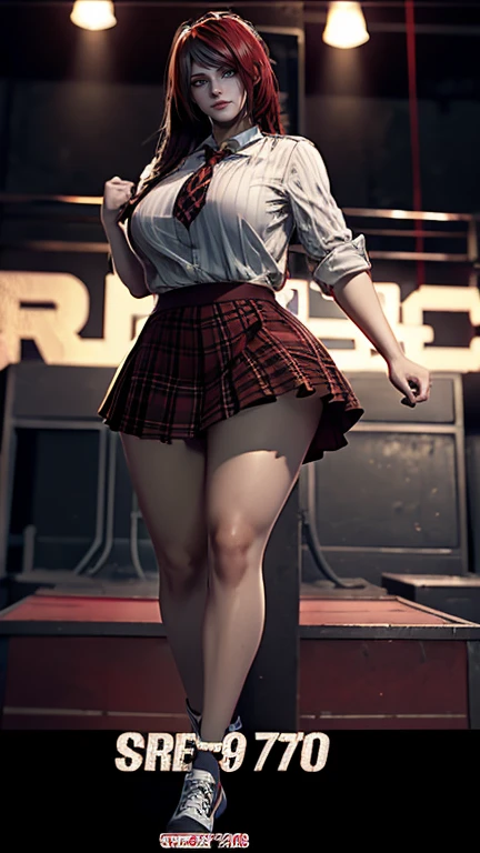 Gal Gadot,bimbo,bronze tan,chubby cheeks,enlarged lips,big blue eyes,gigantic lips,Huge fake tits ,narrow waist,gigantic ass,huge round ass,wide hips,thick thighs,pumped claves,long legs,chubby shapes,(clothes: tight black bra,red plaid skirt with pleats,chain on skirt,knee high socks,shoulder belt ,high heels black,choker,necklace,earrings),long black fingernails,manicure,(orgasm face),(face of ecstasy),(ahegao face),(high quality),(hyper realistic),( realism),(8K,UHD),(sexy pose,dancing with a pole ),looking at camera,(gothic makeup,smoky eyes ),((masterpiece)),(role model:pole dancer),((detailed face)),solo,pumped ass,perfect body,very tan skin,(location:night club ),(piercing nose,piercing eyebrow,piercing lip),(full body:1.5)