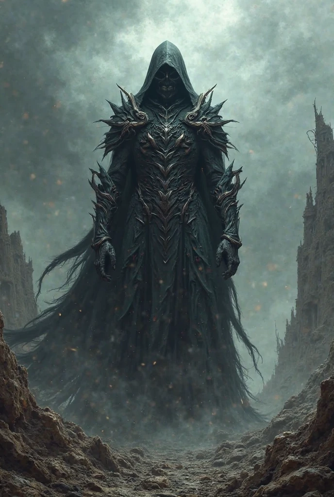a skeletal undead king, dark fantasy, detailed facial features, glowing red eyes, bony hands, flowing tattered cloak, decaying bones, sinister expression, dark moody lighting, dramatic pose, gothic cathedral interior, intricate detailed textures, dark color palette, cinematic composition, dramatic lighting, masterpiece, (best quality,4k,8k,highres,masterpiece:1.2),ultra-detailed,(realistic,photorealistic,photo-realistic:1.37)