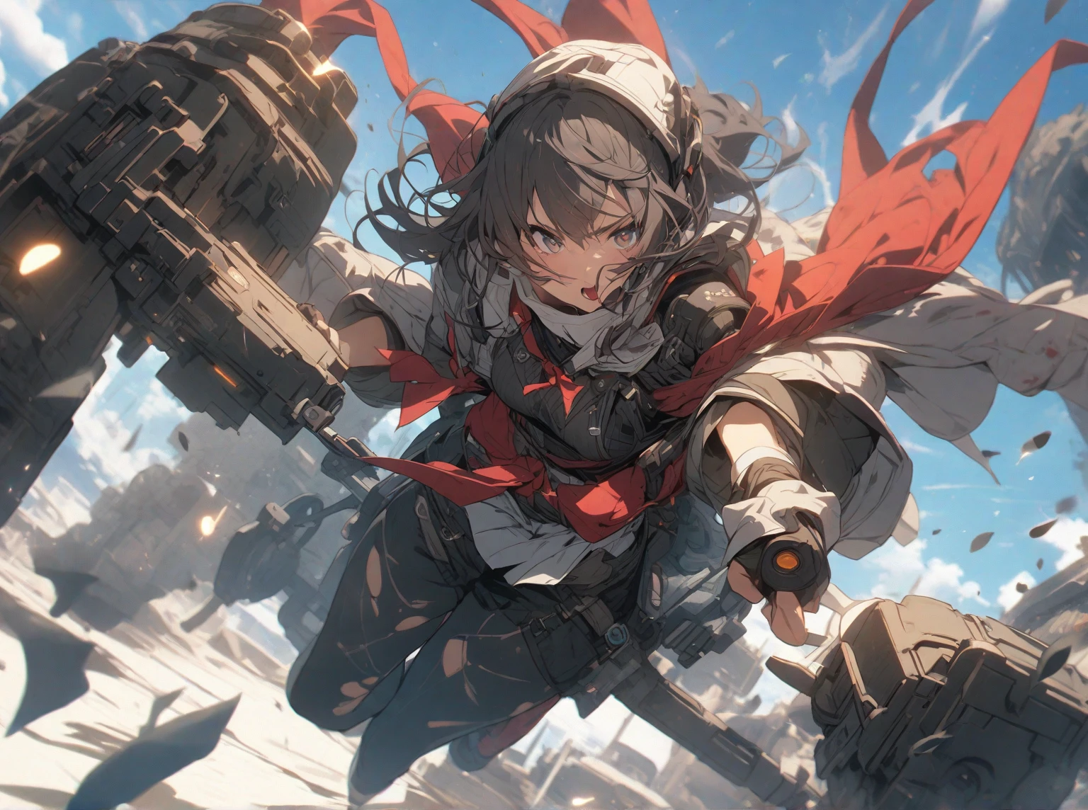 The battle from the sky