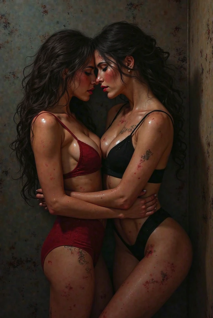Human girl, one girl, skin-colored girl, one zombie, sex with a zombie, huge zombie penis, huge zombie cock, ekiben style sex,