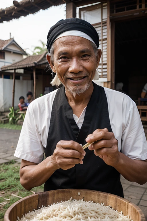 Lelaki bermain gasing