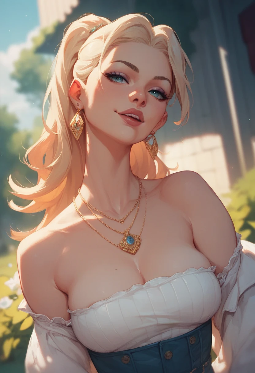 Make me a beautiful woman and she is naked or naked