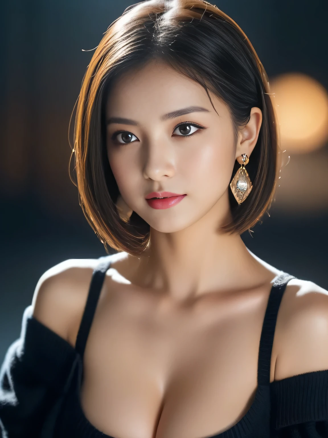 A mature Korean mom named Jinju, at the age of 45, still maintains a slim figure with her breast. (Hyper-realistic, Ultra detailed: 1.4)
She wear a sexy gorgeous red dress and fine make up, to go fine dining , earring,
(Best quality, 8k, masterpiece: 1.3)
Sharp focus: 1.2
1 woman
Mature beauty: 1.4
Small breasts: 1.3
Happy face: 1.1