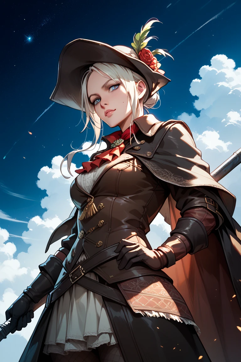 (masterpiece),(intricate details),1boy,young girl,smile,large breasts:1.3,Cleavage
BREAK
NajdMS, najdms, hood, gloves, scarf, jewelry, belt, black gloves, red scarf, jacket, boots,<lora:Najd:0.8>
BREAK
day,sun,rainbow,((cumulonimbus)),looking at viewer, from below:1.1, ((upper body))